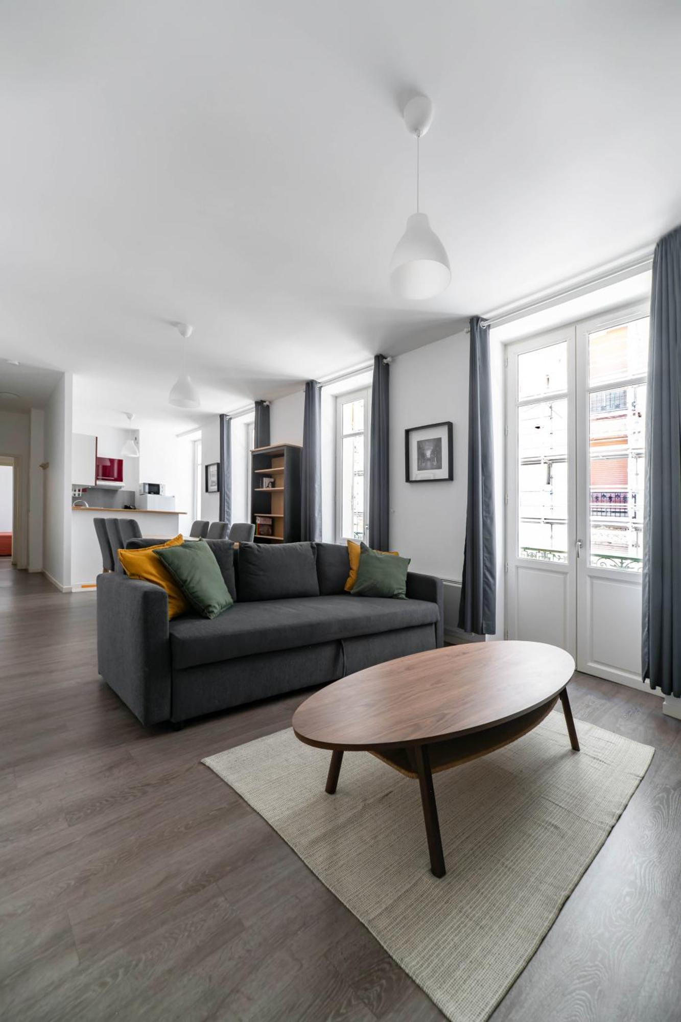 Le Brit - Grand Appartement Design, 3 Chambres, Centre Ville Vichy Exterior foto